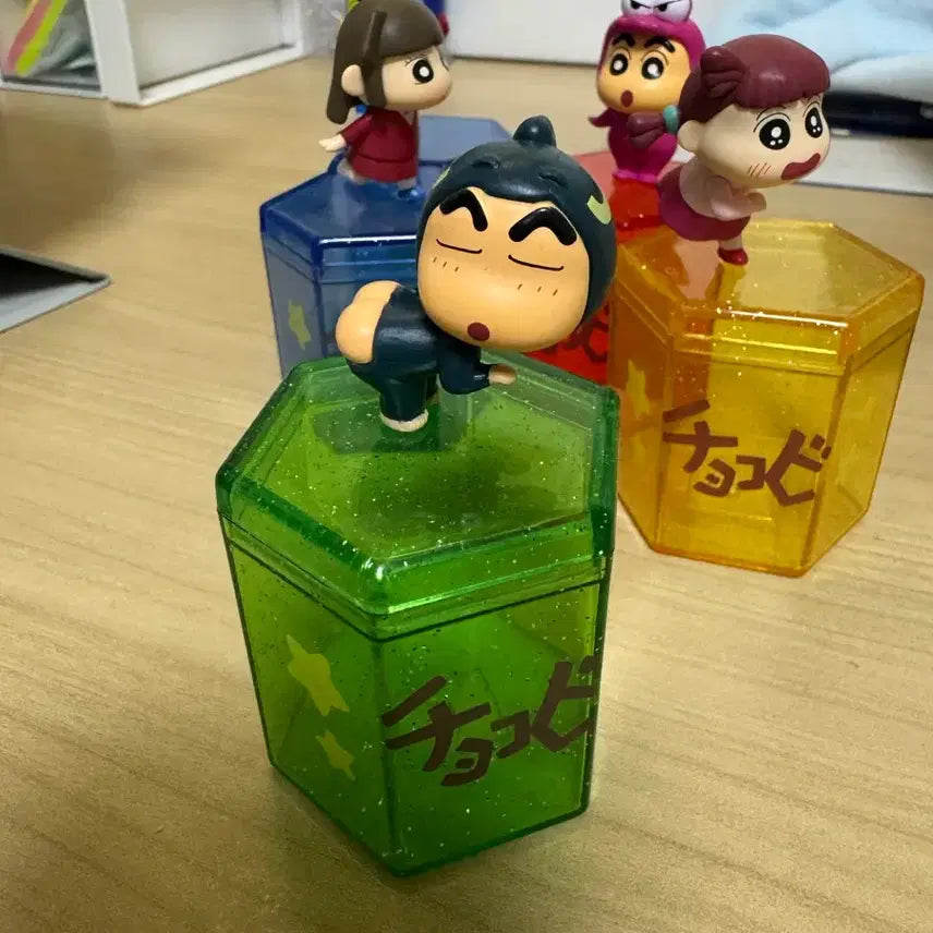 [BUNJANG] Crayon Shin-chan Chocobi Mini Figure Bundle Set / 귀여운 짱구 쵸코비 미니 피규어 5종 일괄