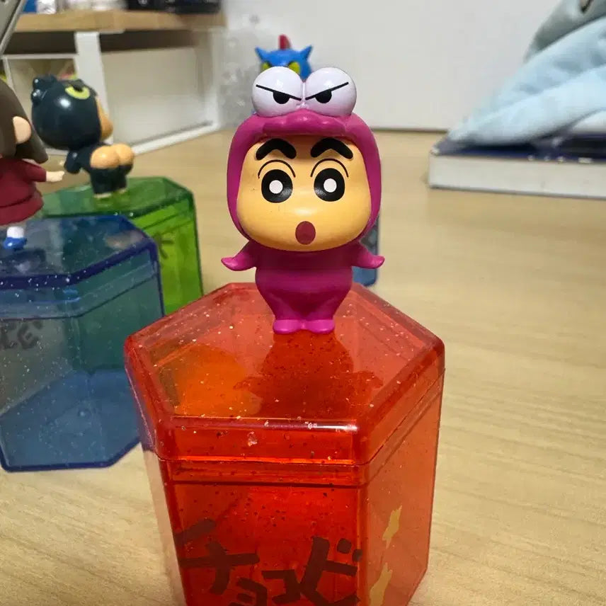 [BUNJANG] Crayon Shin-chan Chocobi Mini Figure Bundle Set / 귀여운 짱구 쵸코비 미니 피규어 5종 일괄