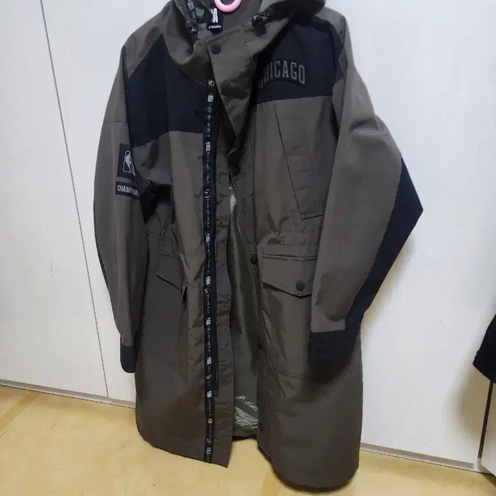 [BUNJANG] NBA Chicago Bulls Long Windbreaker Jacket / NBA 시카고 불스 롱바람막이