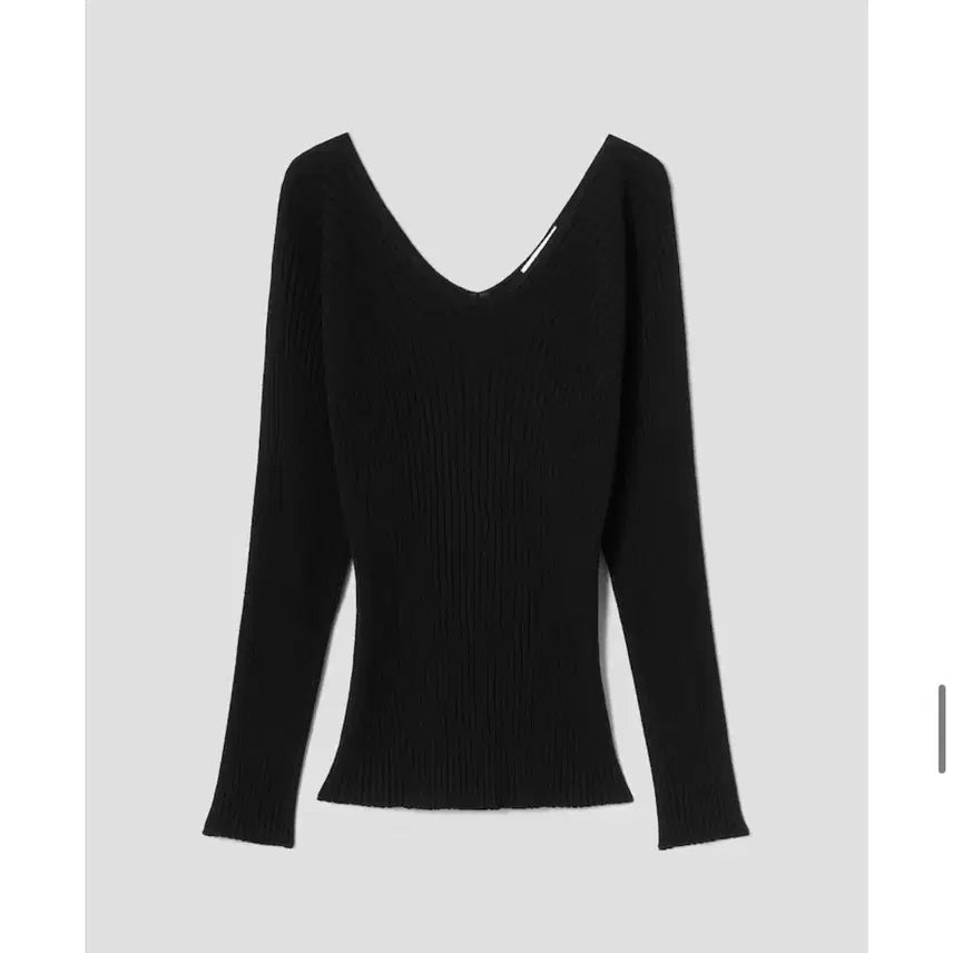[BUNJANG] The Aperture Delia Knit Top Black OS / 디애퍼처 - 델리아 니트 탑 (블랙 OS)