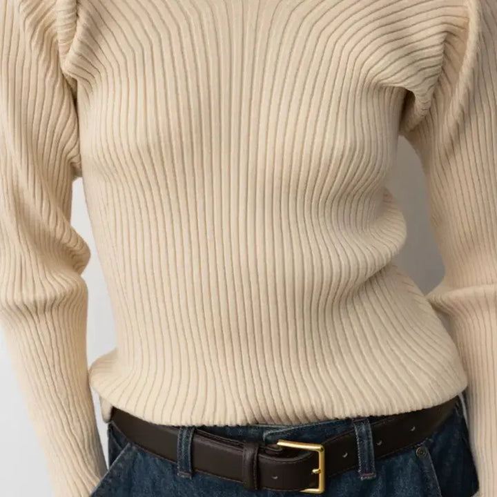 [BUNJANG] The Aperture Delia Knit Top Black OS / 디애퍼처 - 델리아 니트 탑 (블랙 OS)