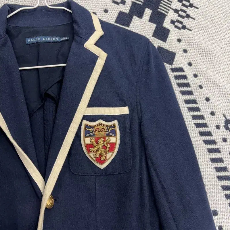 [BUNJANG] Polo Ralph Lauren Gold Emblem Blazer / 폴로 랄프로렌 금장 엠블럼 와펜 클래식 블레이저 2 P00054