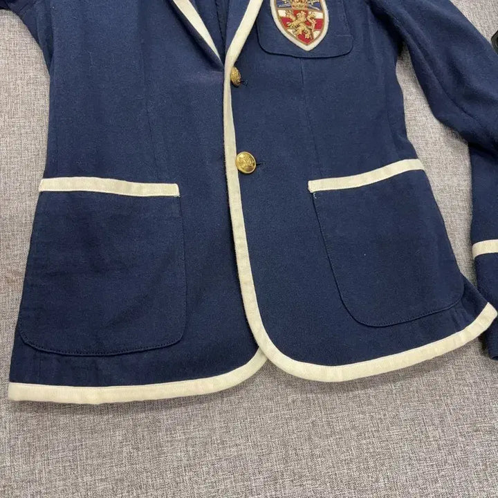 [BUNJANG] Polo Ralph Lauren Gold Emblem Blazer / 폴로 랄프로렌 금장 엠블럼 와펜 클래식 블레이저 2 P00054