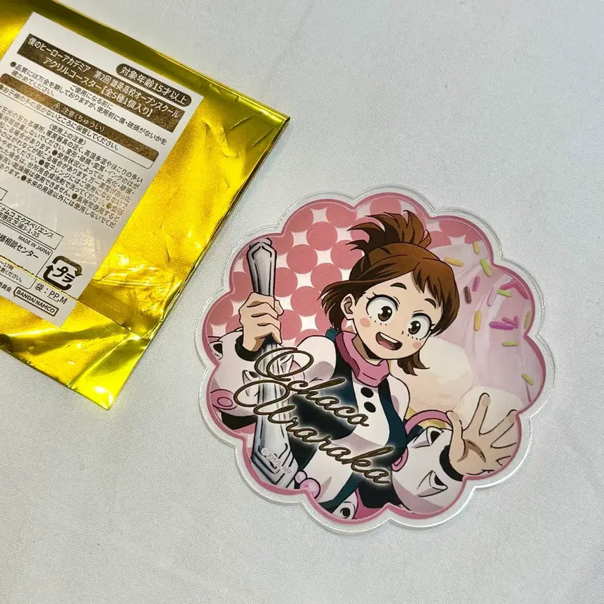 [BUNJANG] My Hero Academia Ochaco Uraraka Acrylic Coaster / 히로아카 오픈스쿨 우라라카 오챠코 아크릴 코스터