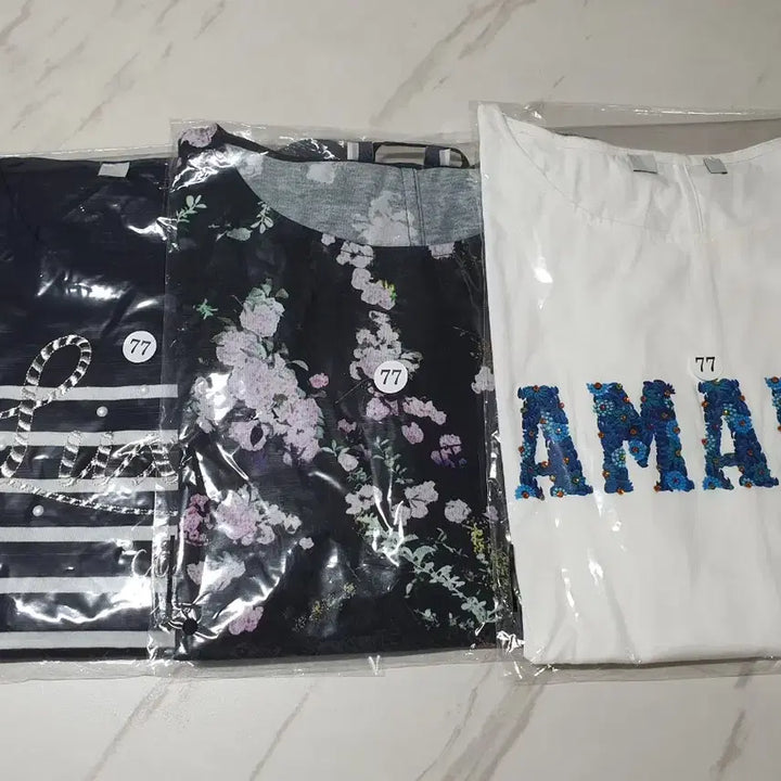[BUNJANG] SJ Wani T-shirt (77) - Bundle Set / (새상품:3벌)sj wani(손정완)티셔츠(77)