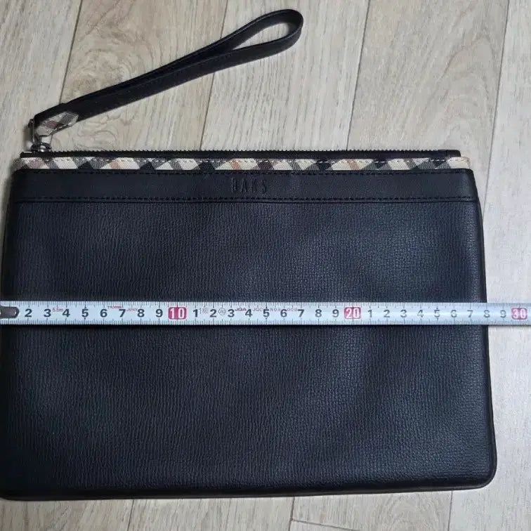 [BUNJANG] Daks Black Leather Clutch Bag / 닥스 블랙 가죽 클러치 백(새상품)