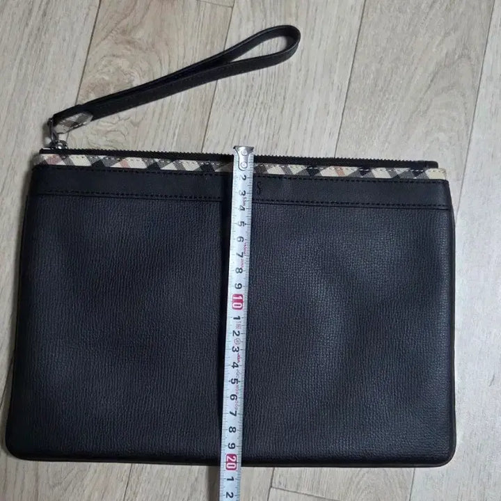 [BUNJANG] Daks Black Leather Clutch Bag / 닥스 블랙 가죽 클러치 백(새상품)