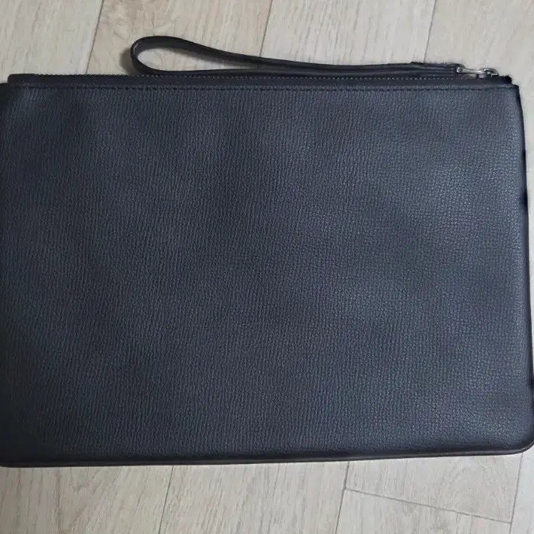 [BUNJANG] Daks Black Leather Clutch Bag / 닥스 블랙 가죽 클러치 백(새상품)