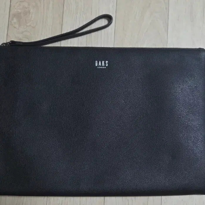 [BUNJANG] Daks Black Leather Clutch Bag / 닥스 블랙 가죽 클러치 백(새상품)