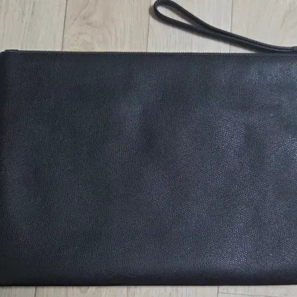 [BUNJANG] Daks Black Leather Clutch Bag / 닥스 블랙 가죽 클러치 백(새상품)