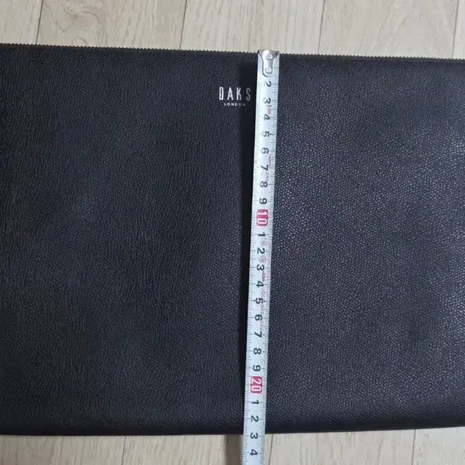 [BUNJANG] Daks Black Leather Clutch Bag / 닥스 블랙 가죽 클러치 백(새상품)
