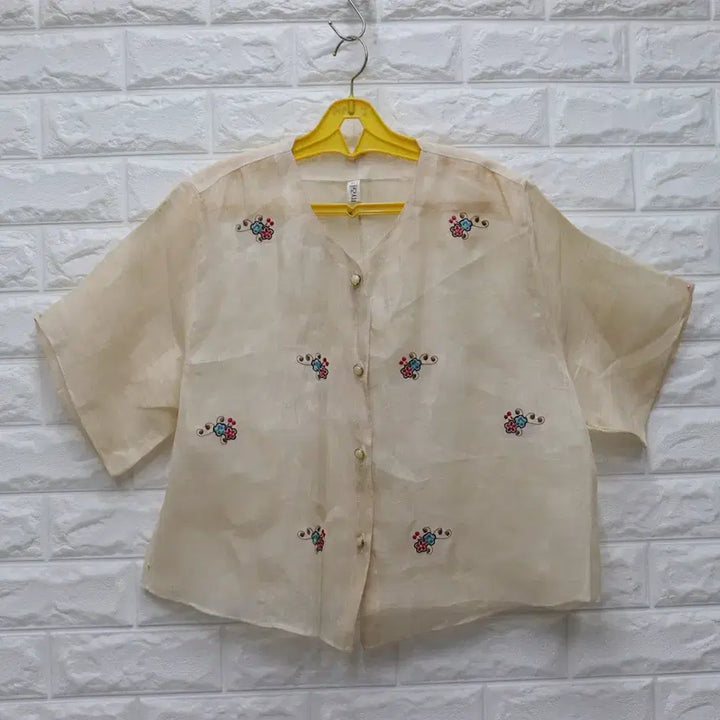 [BUNJANG] 100% Linen Shirt / ㅁ52 새상품 모시100 모시저고리 모시셔츠  여88(xl)/창고갤러리
