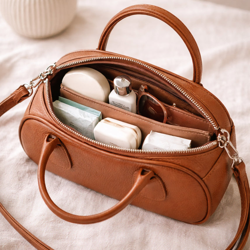 [BUNJANG] Olivia Pop Boston Tote Crossbody Bag / 올리비아팝 여성 보스턴 토트 크로스백