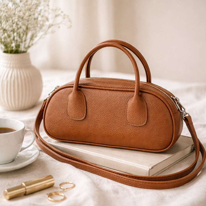 [BUNJANG] Olivia Pop Boston Tote Crossbody Bag / 올리비아팝 여성 보스턴 토트 크로스백