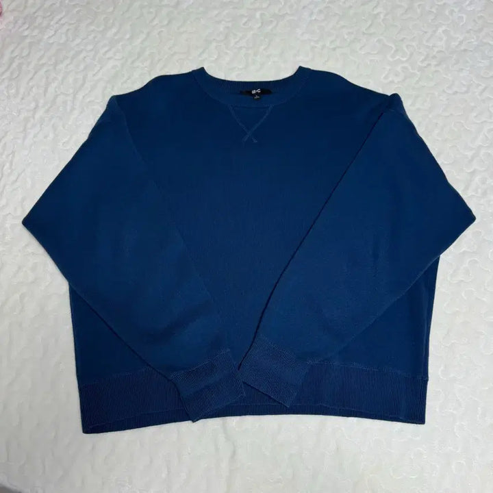 [BUNJANG] Uniqlo Smooth Cotton Crew Neck Sweater Knit / 유니클로 스무드 코튼 크루넥 스웨터 니트