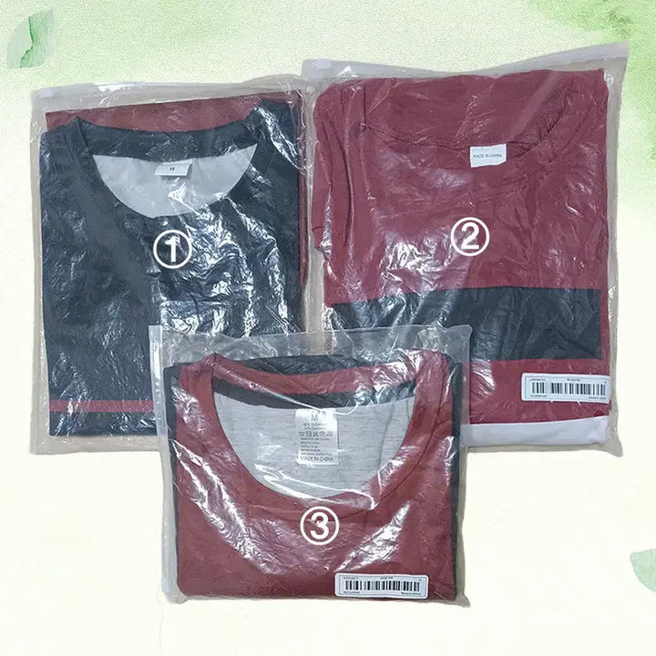 [SOLD OUT] (새상품) 1+1+1 남성 캐주얼 긴팔 라운드넥 티셔츠 100
