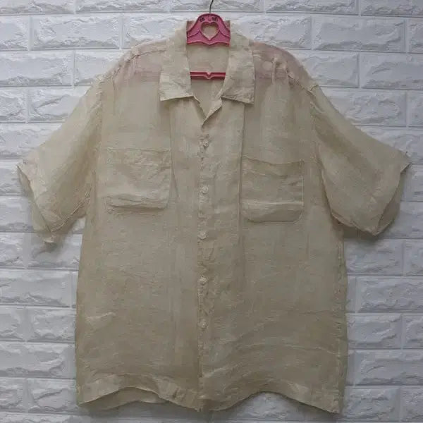 [SOLD OUT] ㅁ54 모시100 모시셔츠 모시남방  남성 105(XL)/창고갤러리