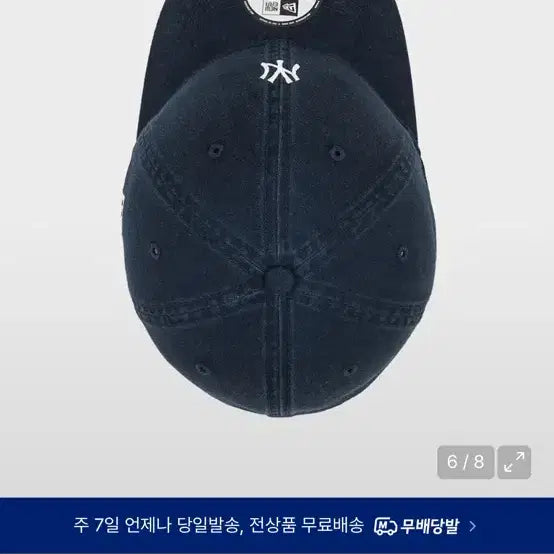 [BUNJANG] New Era NY Yankees Navy Ball Cap / 뉴에라 NY 양키스 볼캡 네이비
