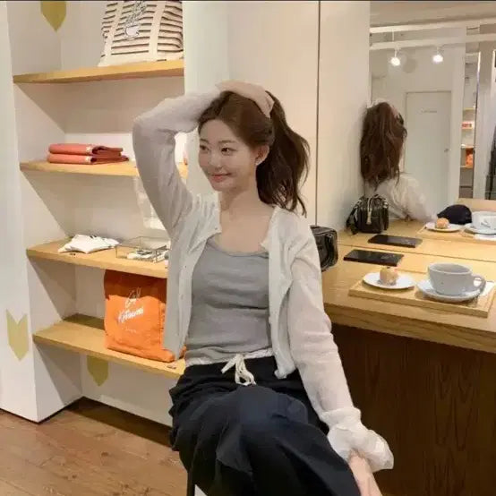 [SOLD OUT] 제니오 투톤 와이드팬츠