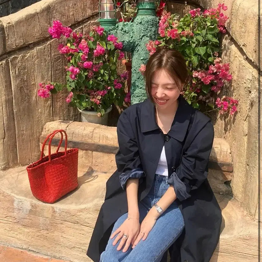[BUNJANG] TANNAT Volume Cotton Trench Coat / 타낫 볼륨 코튼 트렌치 코트