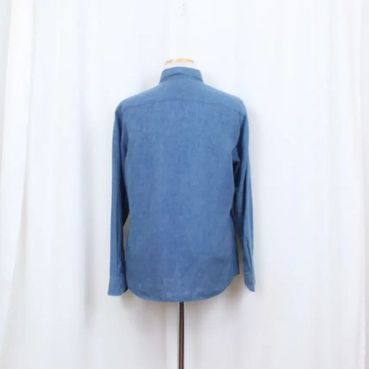 [BUNJANG] BRENTWOOD Linen Denim Shirt (100) for Men / [정품] 브렌우드 남성 마 데님 셔츠 남방 (100) 상상샵