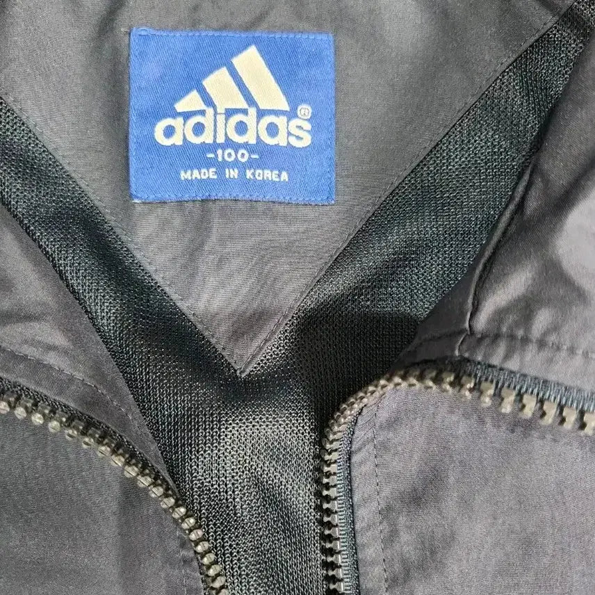 [BUNJANG] Adidas Navy 3-Stripes Windbreaker Training Jacket / 아디다스 네이비 바람막이 3선 트레이닝