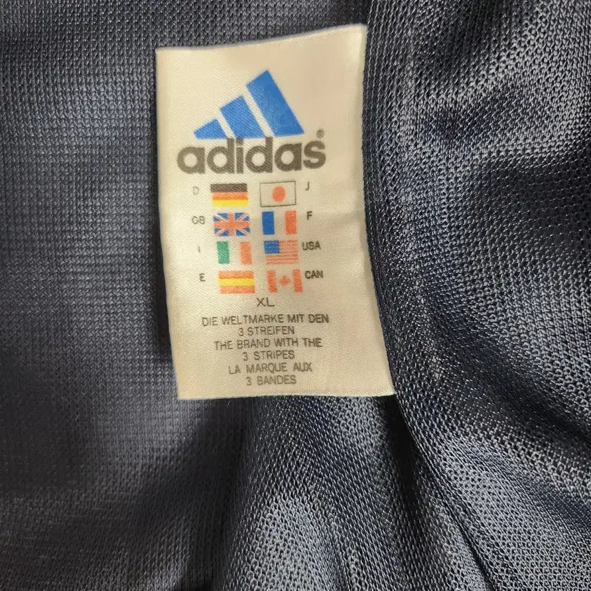 [BUNJANG] Adidas Navy 3-Stripes Windbreaker Training Jacket / 아디다스 네이비 바람막이 3선 트레이닝