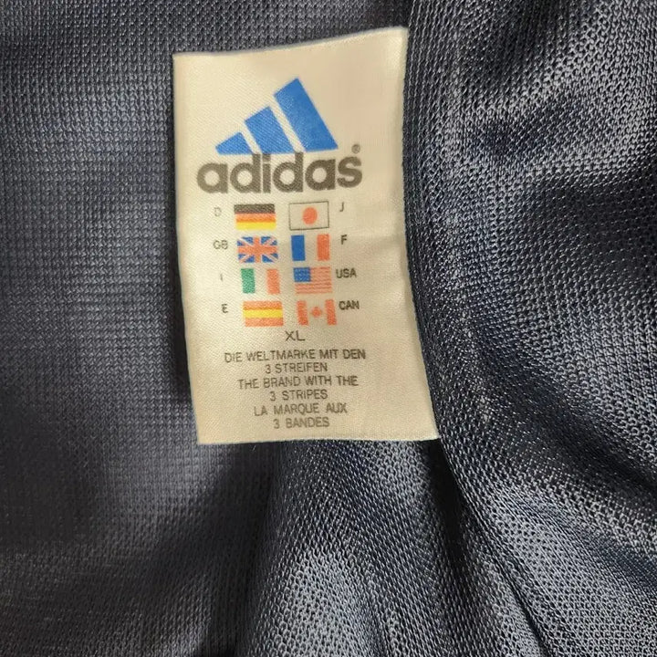 [BUNJANG] Adidas Navy 3-Stripes Windbreaker Training Jacket / 아디다스 네이비 바람막이 3선 트레이닝