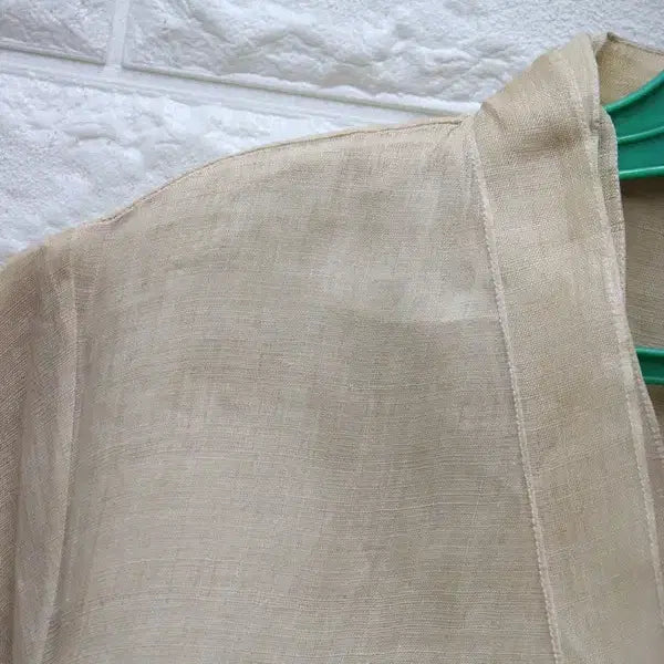 [SOLD OUT] ㅁ60 새상품2) 모시100 모시저고리 모시셔츠 여77(L)/창고갤러리