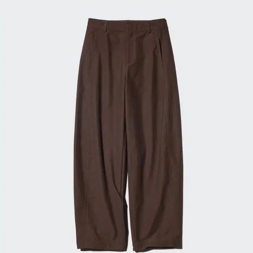 [SOLD OUT] 유니클로 저지 베럴 레그 팬츠 브라운 m