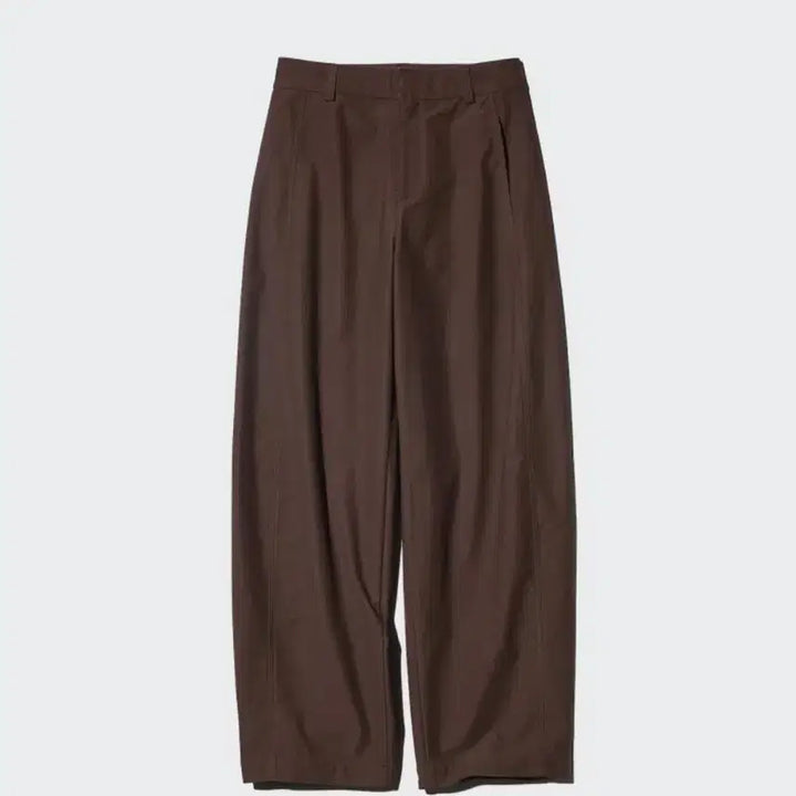 [SOLD OUT] 유니클로 저지 베럴 레그 팬츠 브라운 m