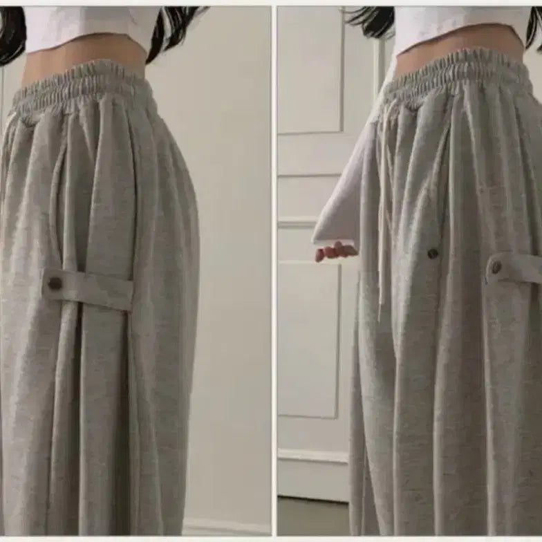 [BUNJANG] Sugar Powder Wide Training Banding Pants - Black Short / 슈가파우더 와이드 트레이닝 밴딩 팬츠 블랙 숏