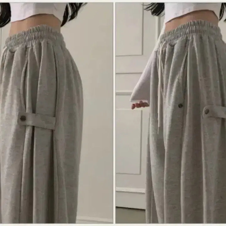 [BUNJANG] Sugar Powder Wide Training Banding Pants - Black Short / 슈가파우더 와이드 트레이닝 밴딩 팬츠 블랙 숏