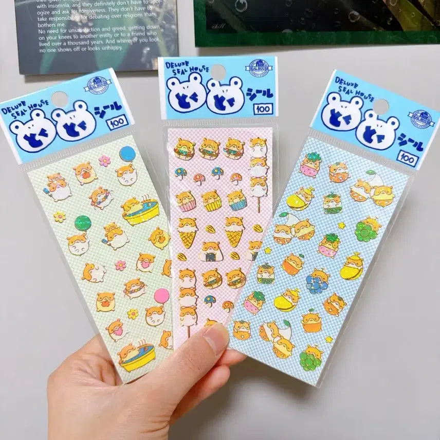 [BUNJANG] Heisei Hamster Sticker Bundle Set / 헤이세이 햄스터 스티커 일괄