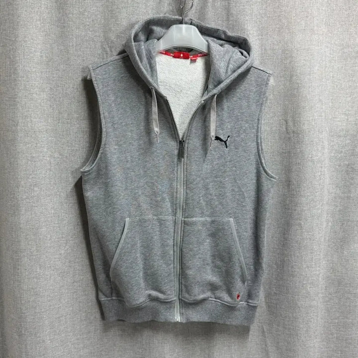 [BUNJANG] PUMA Cotton Vest Hoodie / [M] 푸마(PUMA) 코튼 조끼 후드집업 베스트
