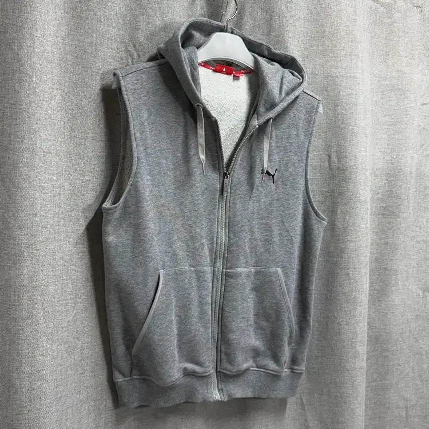 [BUNJANG] PUMA Cotton Vest Hoodie / [M] 푸마(PUMA) 코튼 조끼 후드집업 베스트