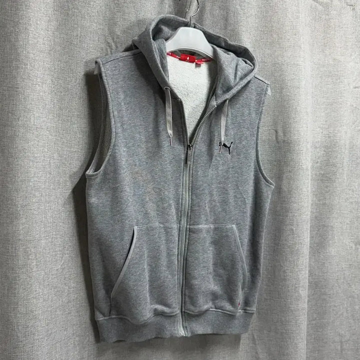 [BUNJANG] PUMA Cotton Vest Hoodie / [M] 푸마(PUMA) 코튼 조끼 후드집업 베스트