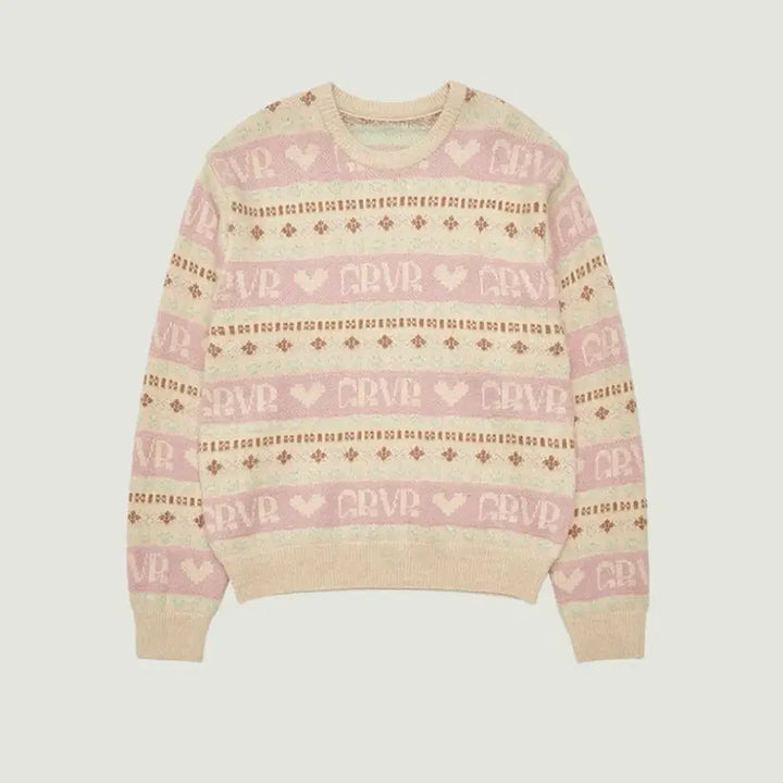 [BUNJANG] GRVR AMOUR Knit Top / 그로브 GRVR AMOUR KNIT
