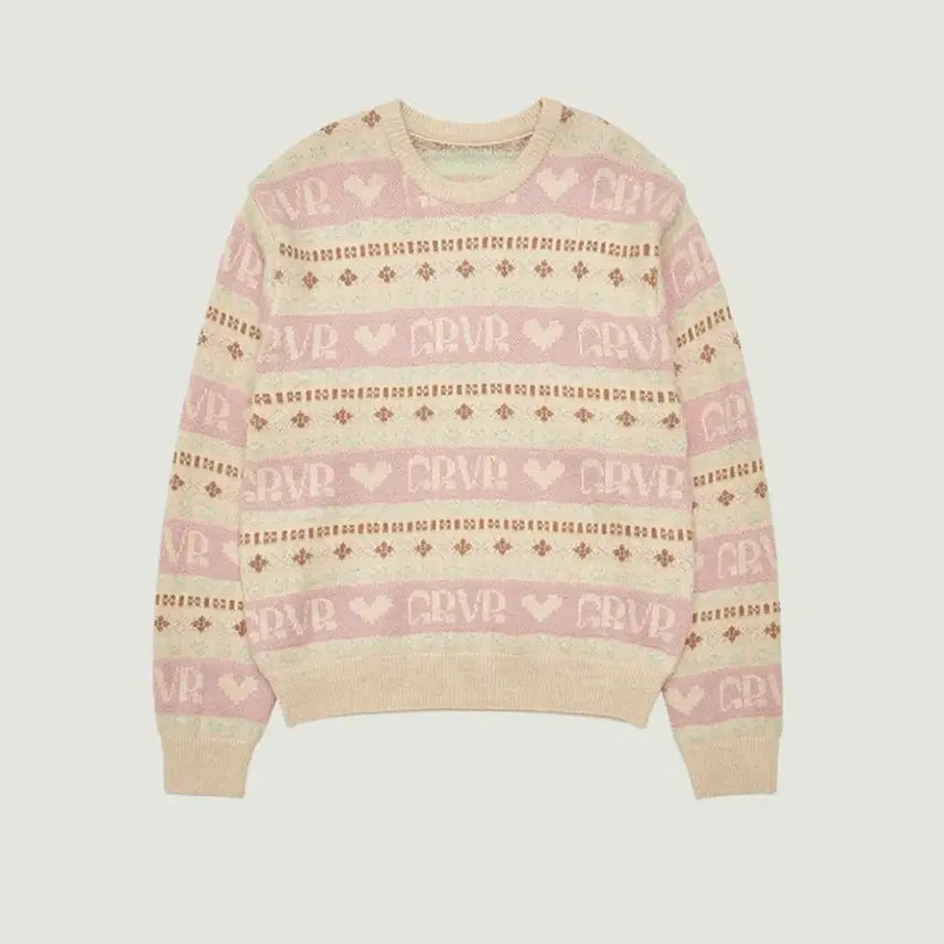 [BUNJANG] GRVR AMOUR Knit Top / 그로브 GRVR AMOUR KNIT