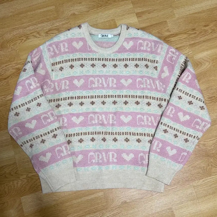 [BUNJANG] GRVR AMOUR Knit Top / 그로브 GRVR AMOUR KNIT
