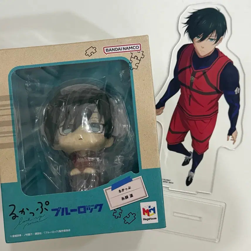 [BUNJANG] Blue Lock Itoshi Rin Look Up &amp; Kuji Big Acrylic Bundle Set / 블루록 이토시 린 룩업 &amp; 쿠지 빅 아크릴 일괄