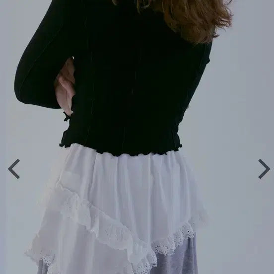 [BUNJANG] Soft Seoul Unbalance Lace One Piece / [새상품]소프트서울 Unbalance apron lace one piec