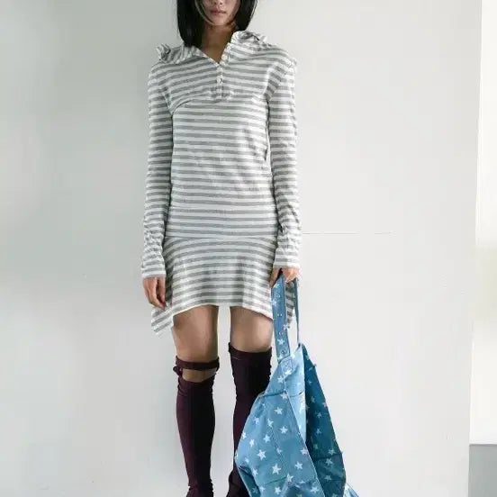[BUNJANG] In N Yang Harmony Hoodie Dress / 인앤양인하모니 후디 드레스