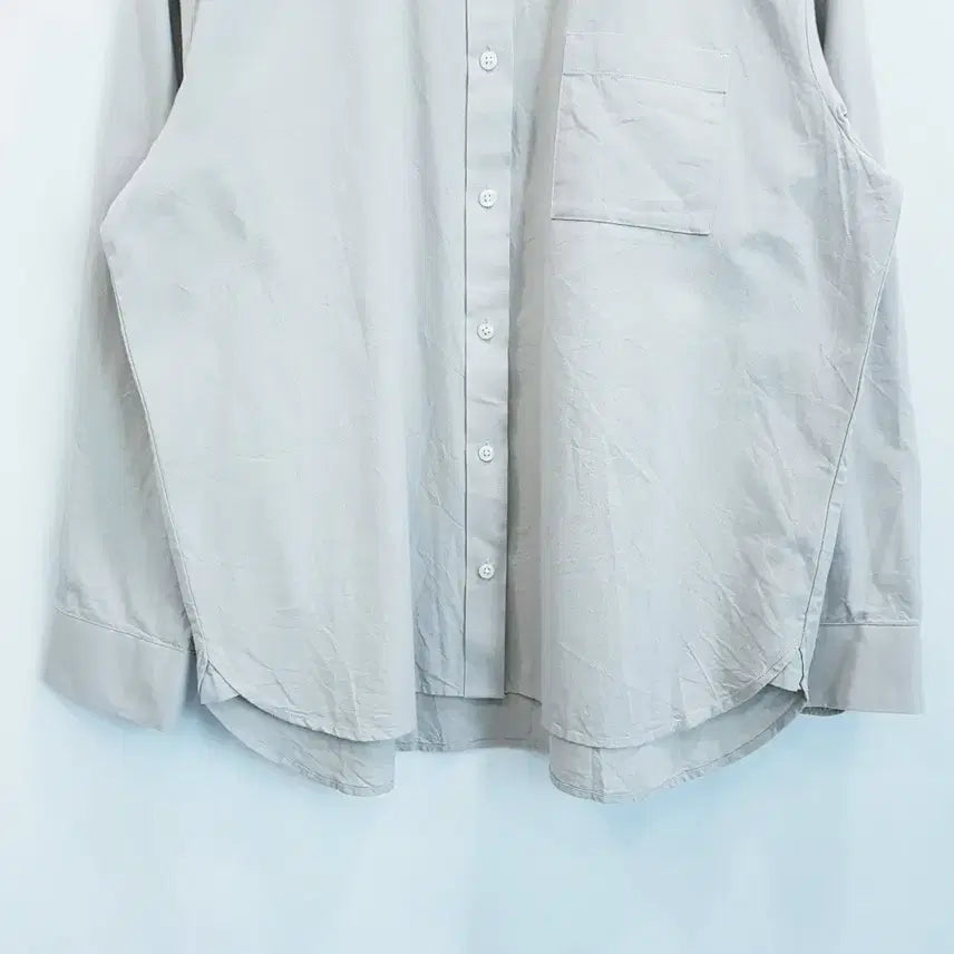 [BUNJANG] Vintage Japanese Solid Long Sleeve Oversized Shirt XL / JPN 빈티지 솔리드 무지 오버핏 긴팔 셔츠 여XL Q425