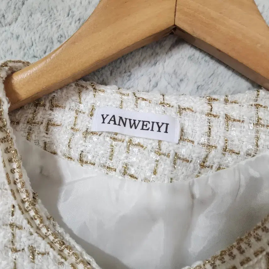 [BUNJANG] YANWEIYI Tweed Vest / 32A [44-55] YANWEIYI 트위드 조끼