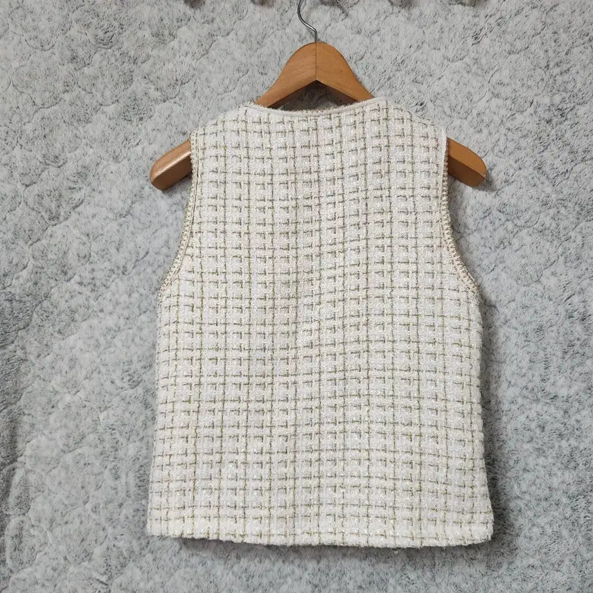 [BUNJANG] YANWEIYI Tweed Vest / 32A [44-55] YANWEIYI 트위드 조끼