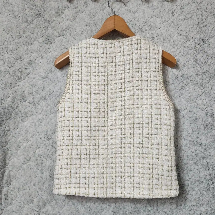 [BUNJANG] YANWEIYI Tweed Vest / 32A [44-55] YANWEIYI 트위드 조끼