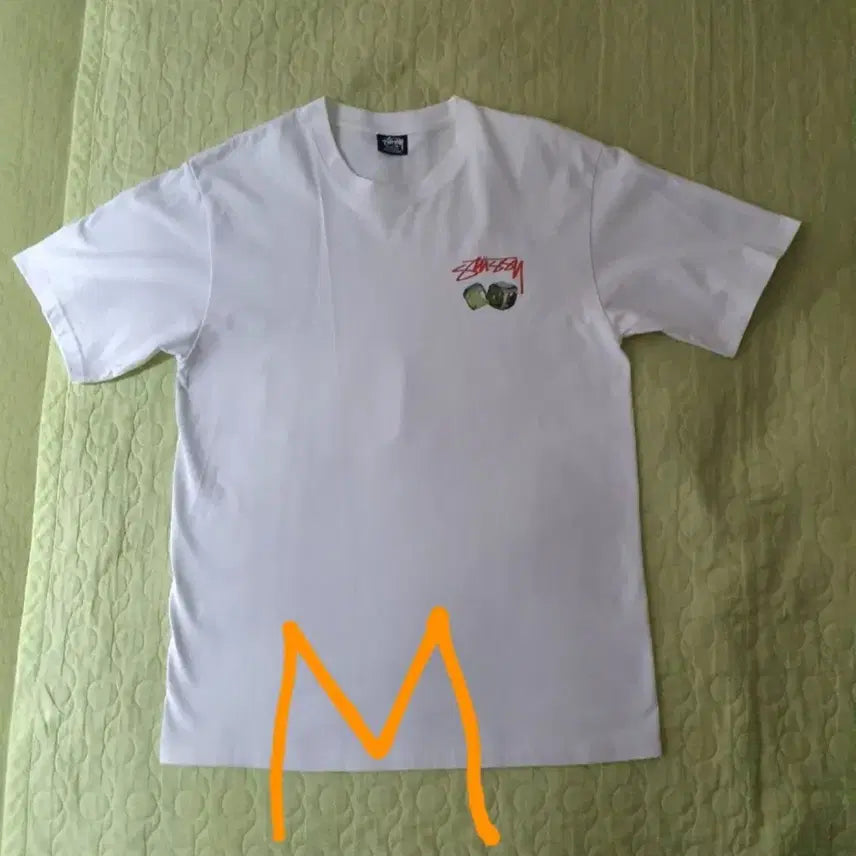 [SOLD OUT] 스투시 반팔 티셔츠 새상품 정품 다이스 컬러 티셔츠 남여공용 S사이즈