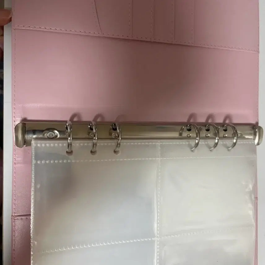 [BUNJANG] Macaron Pink Binder with Double-Sided Pages / 마카롱 바인더 핑크색 양면속지