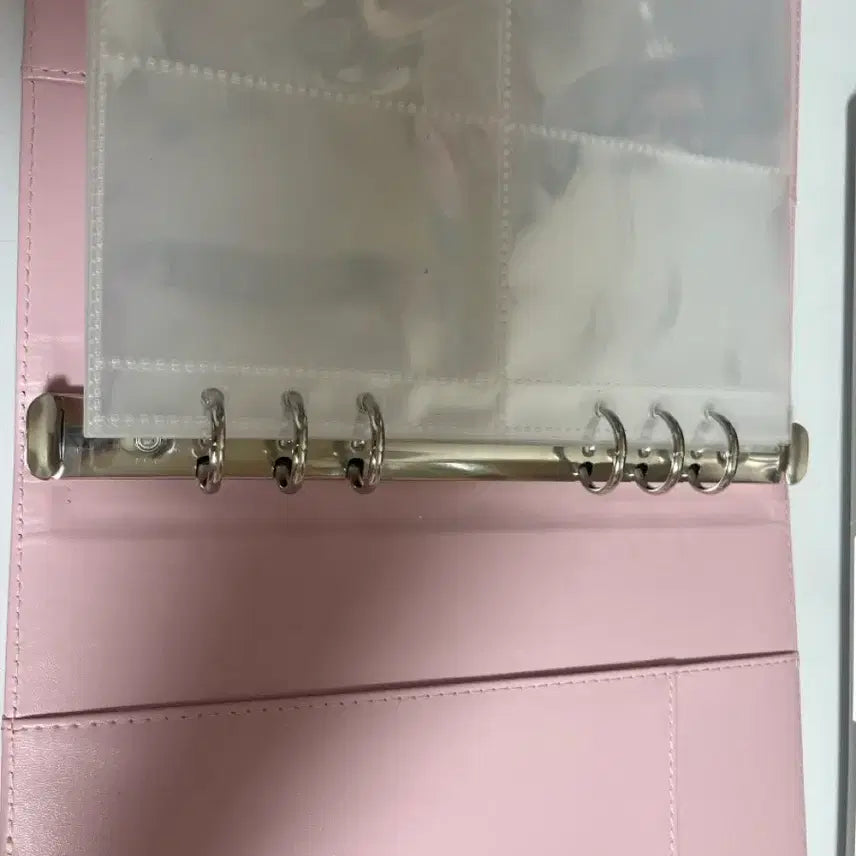 [BUNJANG] Macaron Pink Binder with Double-Sided Pages / 마카롱 바인더 핑크색 양면속지